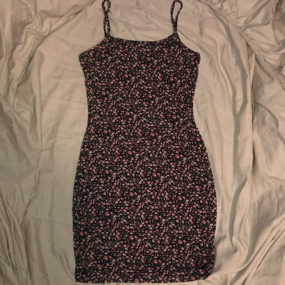 Floral Bodycon Mini Dress